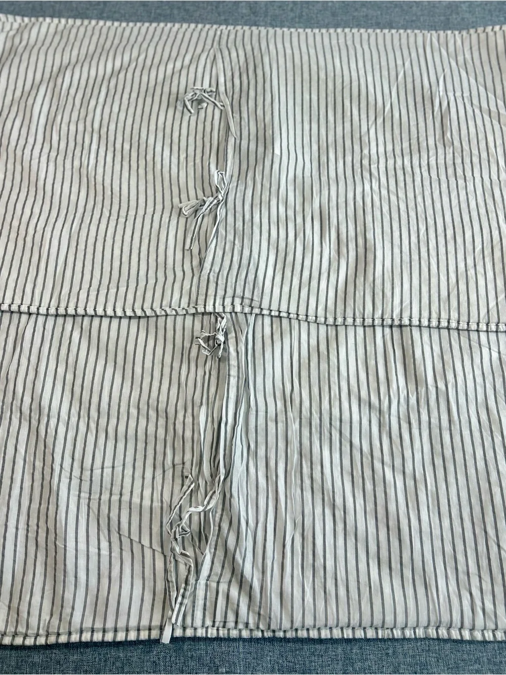 Nicole Miller Artelier Floral Gray and White Quilted Shams King